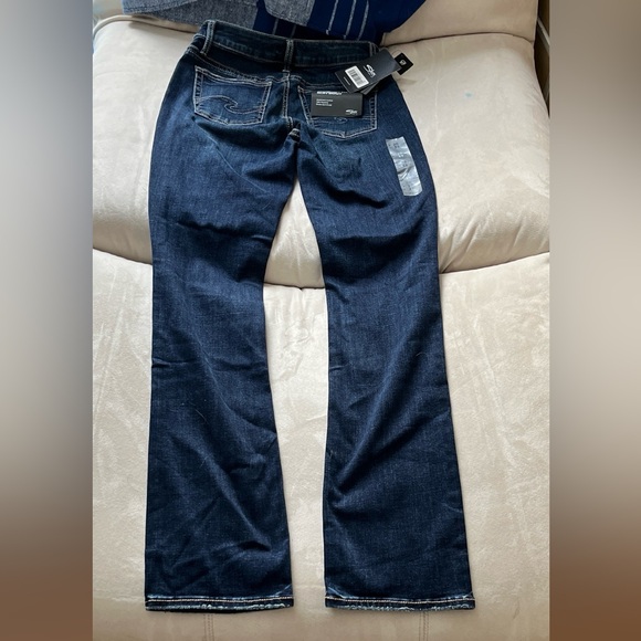 Silver Jeans Denim - Silver Mid Rise Slim Boot Cut Jeans 26x33